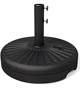 JEAREY 22L Patio Umbrella Stand, Outdoor Umbrella Base Water Filled Stand, Patio Outdoor Umbrella...