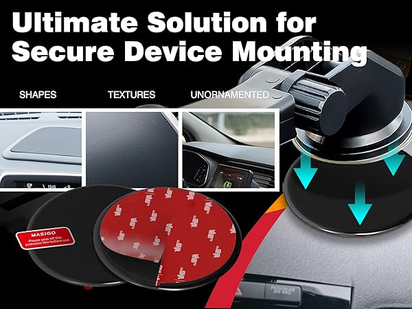 secure gps phone holder mounting