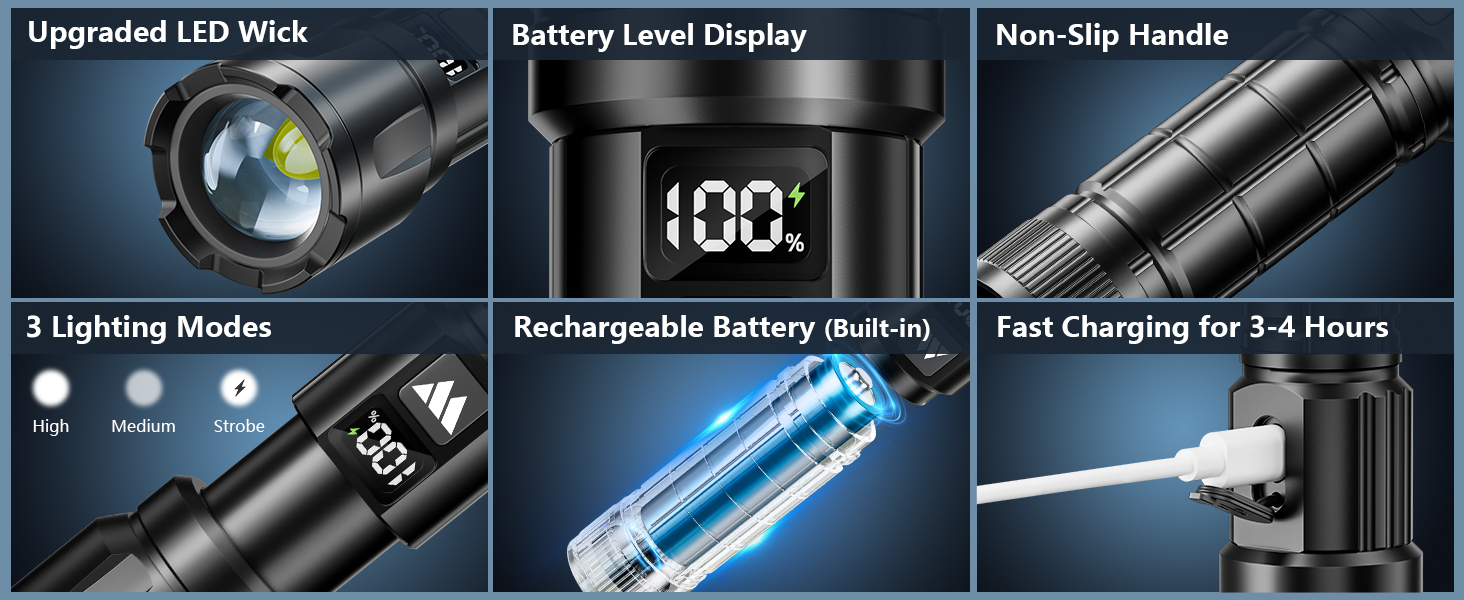 flashlight rechargeable