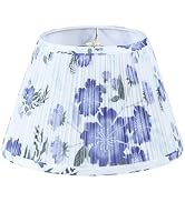 Aspen Creative 33174, Hardback Empire Transitional Spider Lamp Shade, Mushroom Pleated White with...