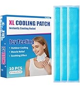 10 Packs Instant Cooling Ice Packs for Outdoor Activities Summer Heat Relief - Large Disposable C...