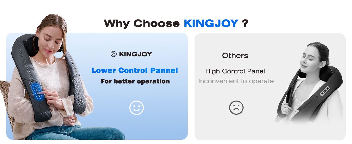 neck and shoulder massager with heat shiatsu neck and back massager shoulder massager