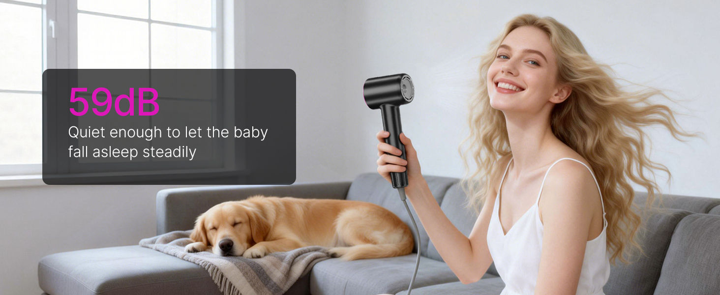 quiet blow dryer