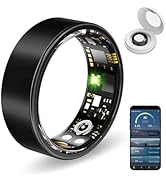 Smart Health Rings for Women Men, Fitness Tracker with Heart Rate, Blood Oxygen, HRV, Sleep Track...