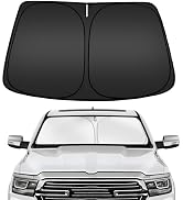 ARISMOTOR Windshield Sun Shade for Dodge Ram 1500 2019-2025, Custom Fit Foldable Front Window Sun...