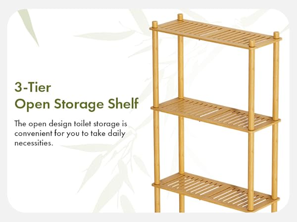 3-Tier Over Toilet Organizer Rack