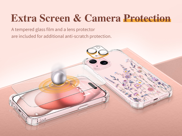GVIEWIN Case Compatible with iPhone 15