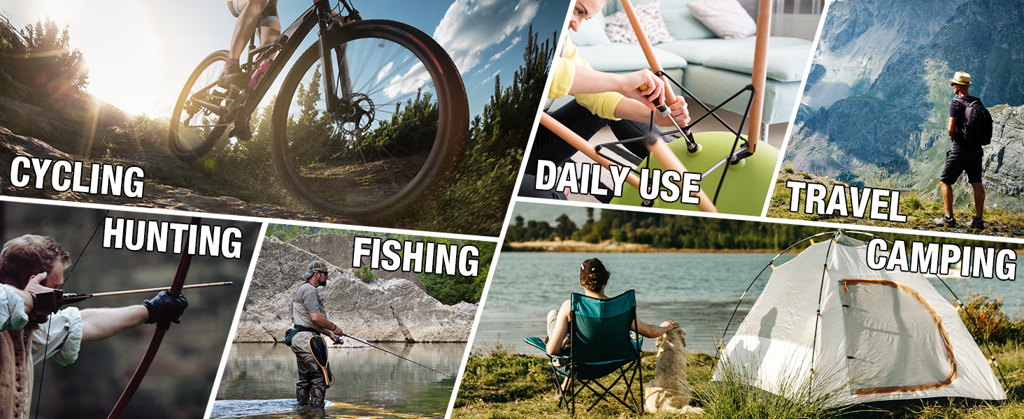 FOR CAMPING HUNTING CYCLING FISHING TRAVEL