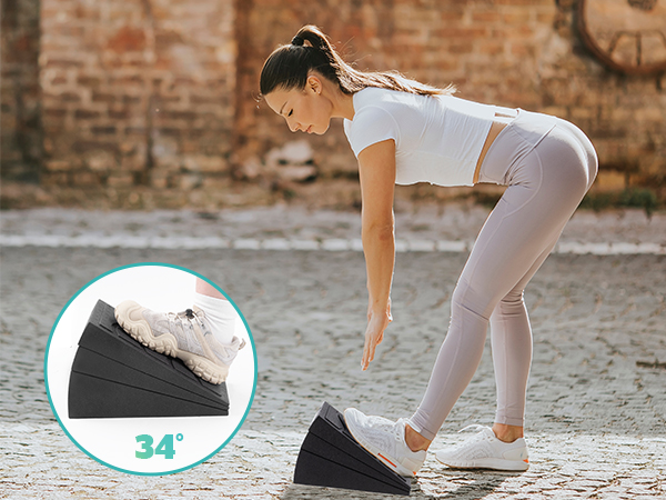 slant board for calf stretching