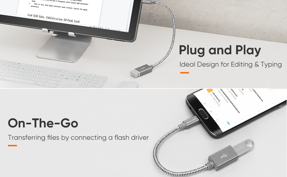 Plug and Plug, editing files and documents with keyboard and mouse