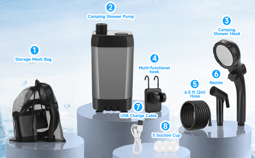 portable shower for camping