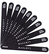 Makartt Nail File, 180 240 Grit Emery Boards for Nails, 10pcs Professional Washable Dual Sides Fi...