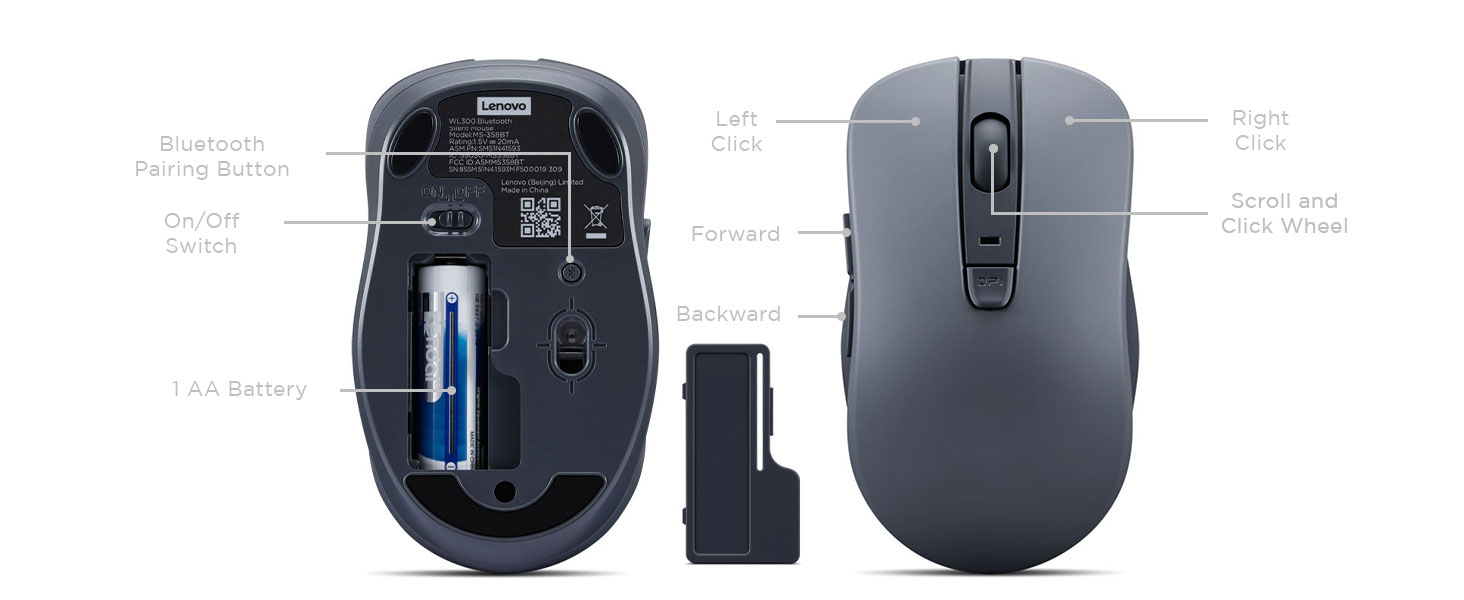 WL300 Bluetooth Mouse