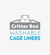 Paw Inspired Critter Box Washable Guinea Pig Cage Liners with Raised Sides Fleece Bedding