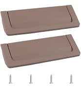 MOROBOR Drawer Doors Handle, 2Pcs Flush Ring Hidden Pull Handles Aluminium Alloy Cabinet Pull for...