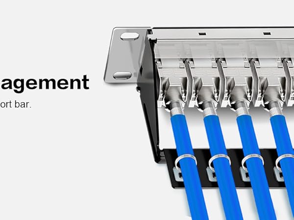 1u24Port keystone Patch Panel
