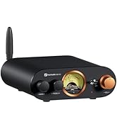 Fosi Audio MC101 Bluetooth Stereo Amplifier Home Audio Component Mini Amp with VU Meter 2 Channel...