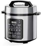DUMOS 12-in-1 Electric Pressure Cooker 6 QT Stainless Steel Multi Cooker Electric for Pressure, R...