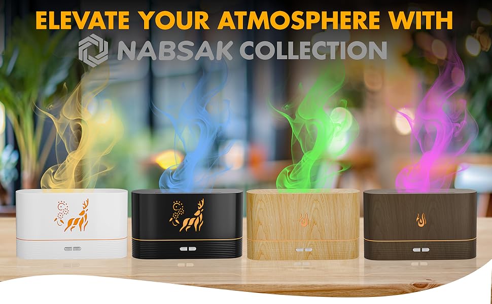 Ionizer mist fireplace fire volcano bedroom office yoga fresheners bonfire cool flare noiseless