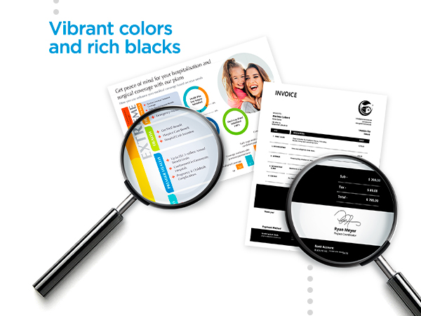 original hp toner print vibrant color recycled cartridges high air quality secure printing