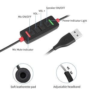 In-line volume mic controls