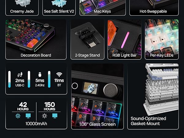 TH108 V2 PRO Wireless Gaming Keyboard