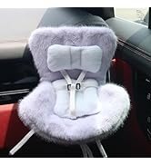 Doll Car Seat Compatible with Labubu, Chair for 10-17cm Dolls - Adjustable Safety Strap, Air Vent...