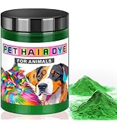 Eyaeyao Dog Hair Dye, Pet Grooming, Semi-Permanent Pet Hair Dye Pigment Powder, Safely Used, Dog ...
