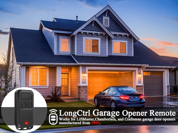 Wide Compatibility, Long Range, and 3-Door Control in a Compact Remote