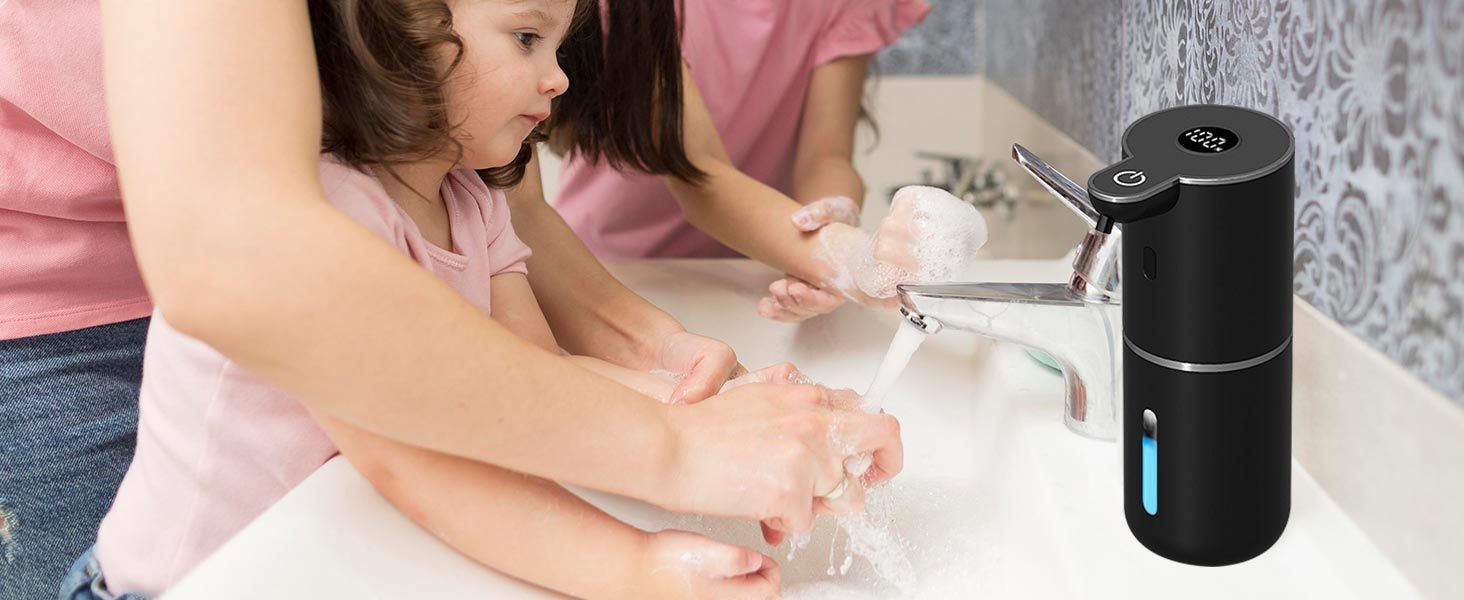 The automatic soap dispenser touchless is designed for versatility