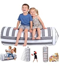 Stuffed Animal Storage Net for Kids, Toy Organizer Net, Cotton, Beige