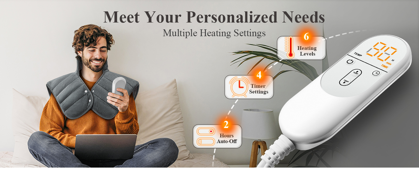 neck and shoulder heating pad, birthday gifts for men women, mens gifts ideas