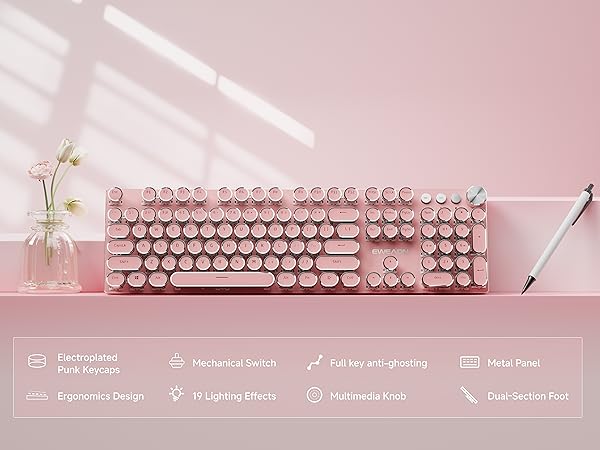 color changing keyboard gaming keyboard quiet cool keyboard ergonomic gaming keyboard