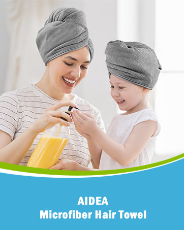 AIDEA Microfiber Hair Towel