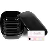 Quatish Leakproof Soap Holder 1 Pack, Travel Soap Container with Lid, Travel Size Toiletries, Por...