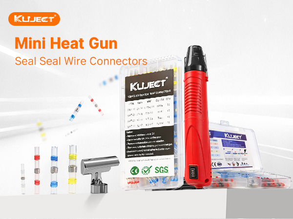 Solder Connectors with Heat Gun