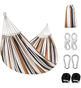 Garpans Double Hammock Up to 450lbs Portable Hammock with Carrying Bag Tree Straps for Hanging Pe...