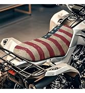 Doojoayie American Flag ATV Seat Cover 4-Wheeler Seat Protector Universal ATV Accessories for Pol...