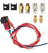 Compatible with Creality Ender 3 Hotend Upgrade: Assembled Extruder with Capricorn Bowden PTFE Tu...