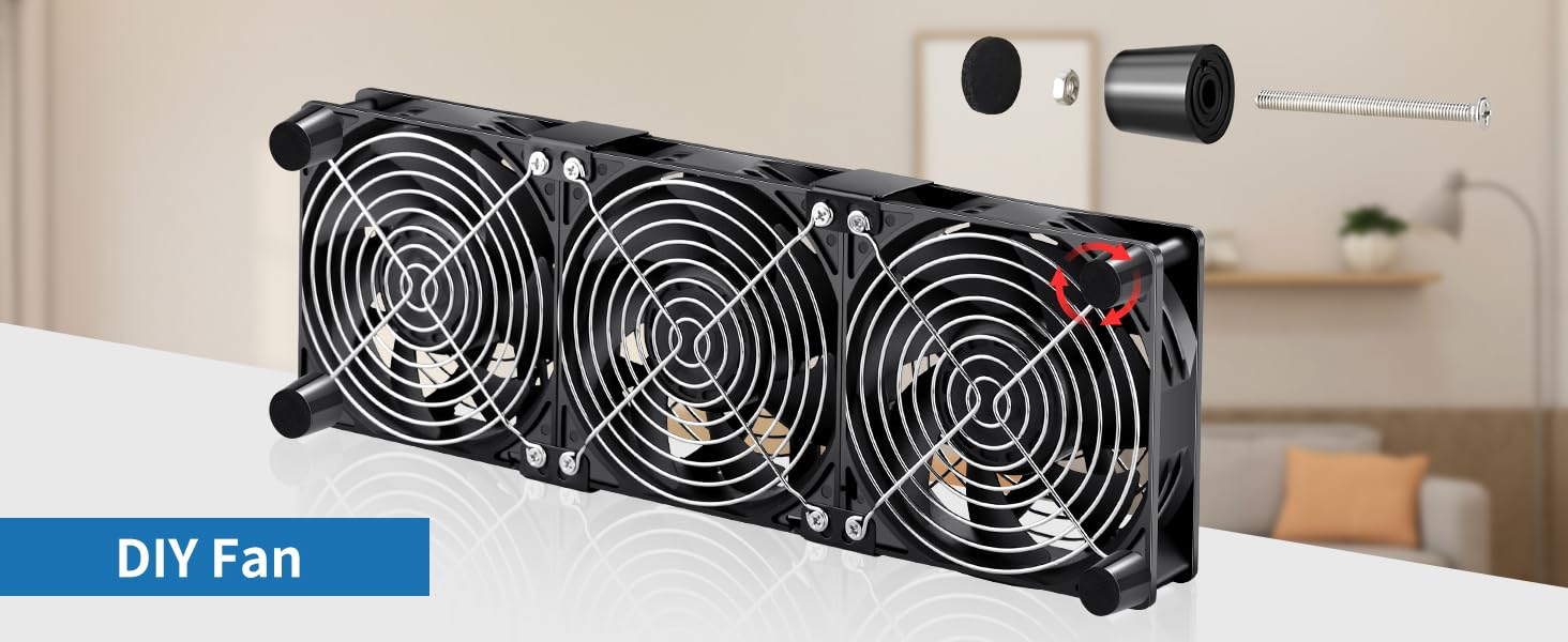 plug in computer fan pc fan ac adapter cabinet fans industrial cooling fan for rv refrigerator