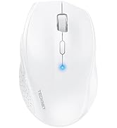 TECKNET Bluetooth Mouse, 4800 DPI Wireless Mouse, 2-Year Battery Computer Mouse 6 Adjustable DPI,...