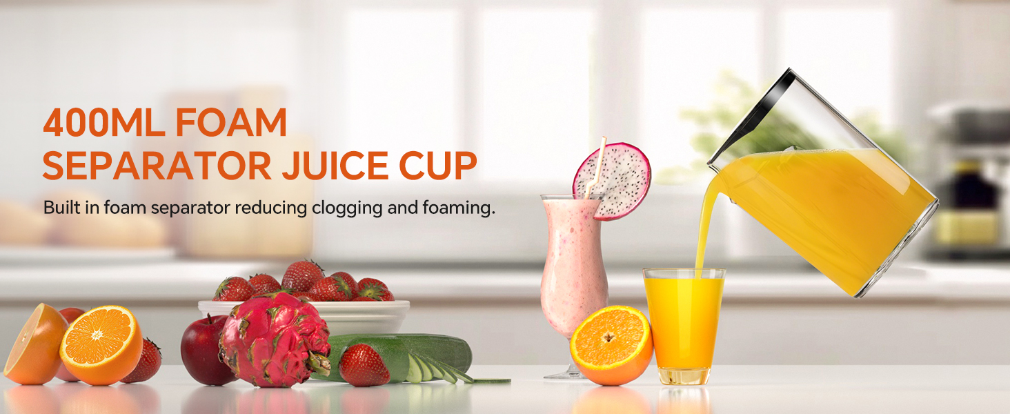 400ML FOAM SEPARATOR JUICE CUP