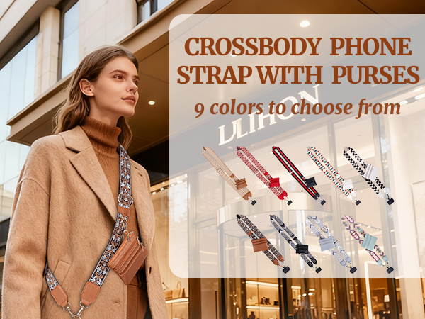 Clip and Go Strap for Phone with Wallet Crossbody