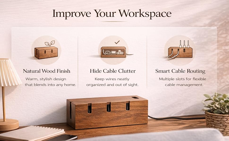 cord organizer box