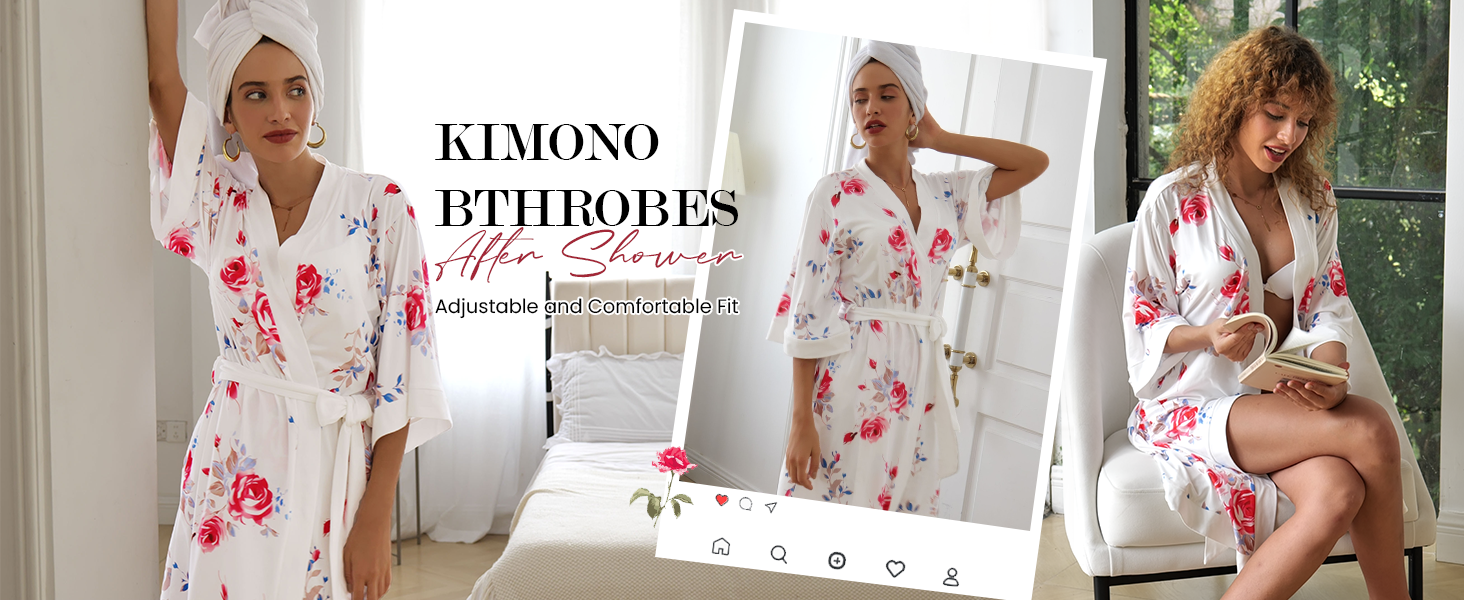 Womens Short Knit Bathrobe