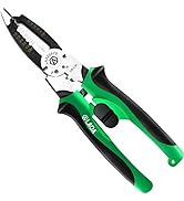 LAOA Wire Stripper 9 Inch Cable Cutters 1-4mm² Stripping Wood Screw M3 M4 Nail Cutting Crimping E...
