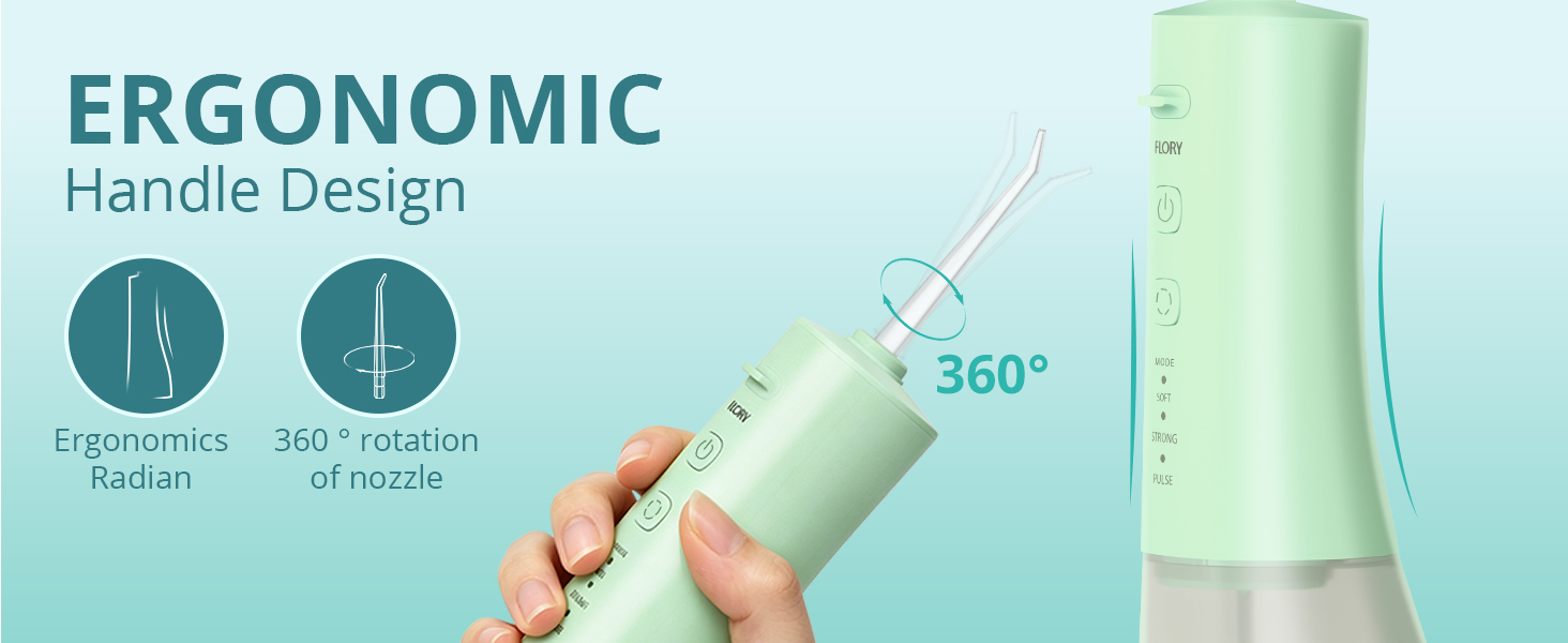 Rechargeable &amp;amp;amp; IPX7 Waterproof, Travel Portable Dental Cleaner