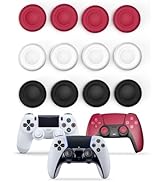 NEWDERY Joystick Replacement Grip Caps for PS4/PS5 Controller, for PS5/PS4 Thumb Grips Caps, Anti...
