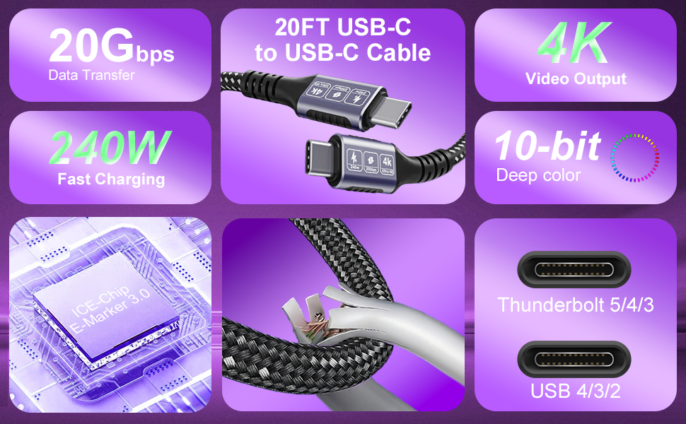 thunderbolt 5 cable