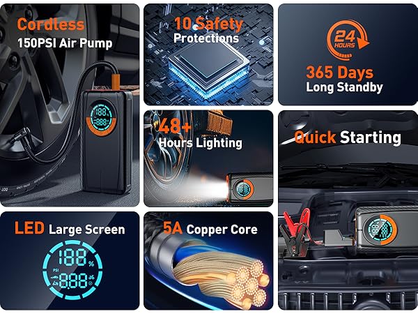 Car Battery Jump Starter